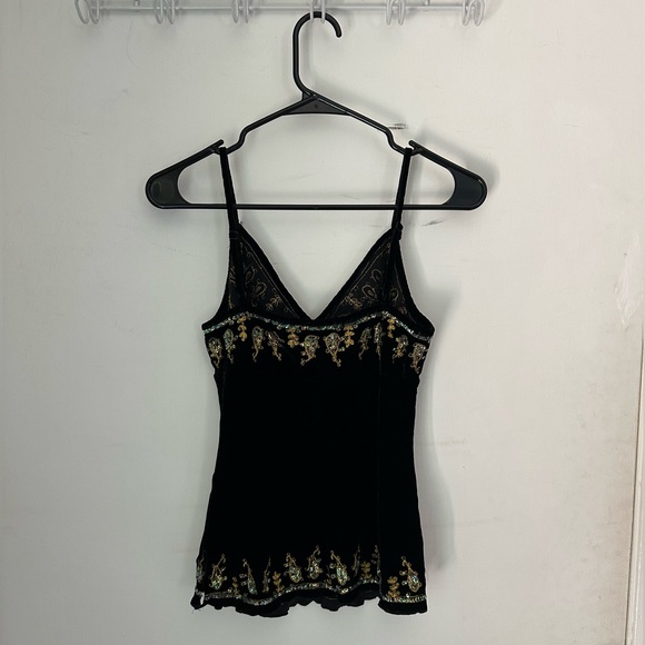 Vintage sequin embroidered tank top - Picture 2 of 3